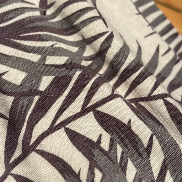 28 Palms palm fronds print stretch tank dropped gathered waist full skirt maxi - Picture 7 of 7